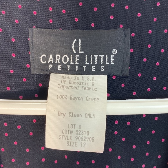 Vintage 80’s Geometric Print Romper by Carole Little Petites size 12 - Picture 5 of 11